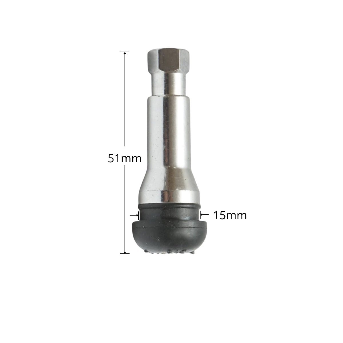 51 mm-es TR414AC krómozott tubeless kerékagy