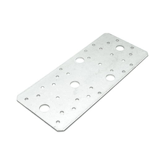 Lapos illesztési elem 204x90mm, vastagság 3mm, horganyzott acélból