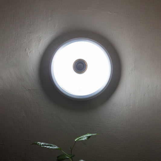 LED mennyezeti lámpa 12W, 220V, 360 fokos, szürkületi mozgásérzékelővel 300x105mm Breckner Germany