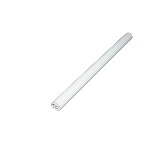 Rúd teflon PTFE, politetrafluoretilén fehér 100x330mm 6.15 kg