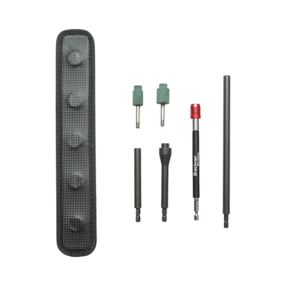 Breckner Germany szelepfészek-tisztító marókészlet tubeless autófelnikhez, 7 részes