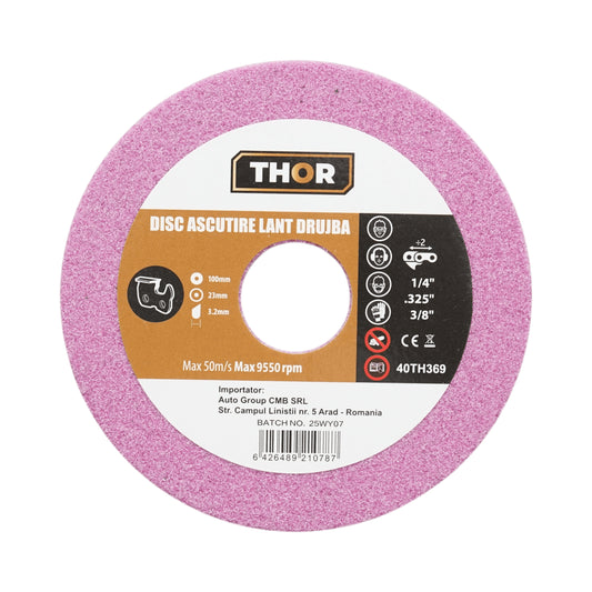 Láncfűrész penge 100x23x3,2 mm, sebesség 9550 fordulat/perc THOR