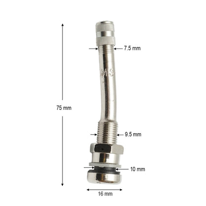Teherautó kerékszelep ötvözet felni 75mm MS70-7