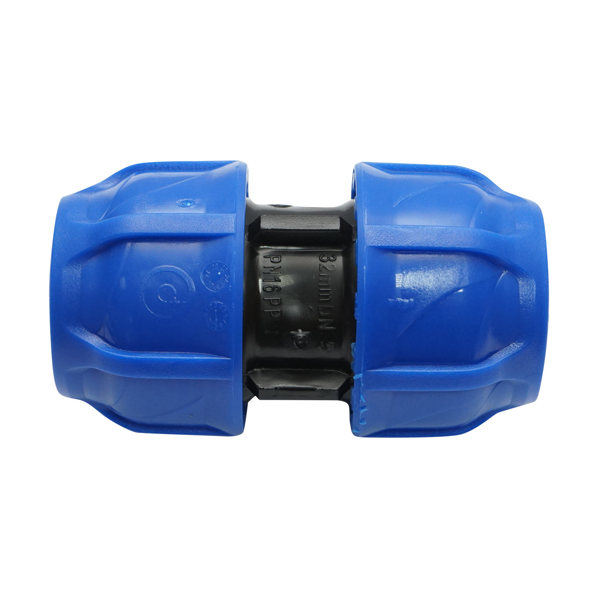 Kompressziós PN16, D32x32mm, max 16bar HDPE öntözőrendszerekhez