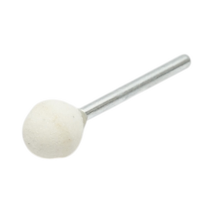 Polírozó abrazív gömb alakú gumiabrazív 12mm, 3mm szár