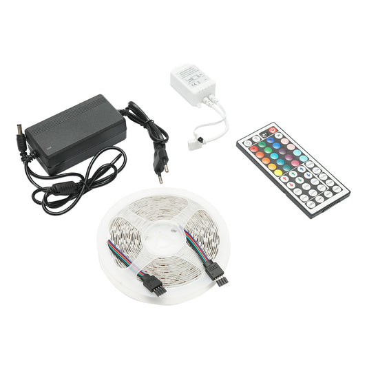 LED szalag LED 5050 14.4W/m 14.4W/m RGB, 12-220V tekercs 5m, 60 LED/m IP20 Breckner Germany