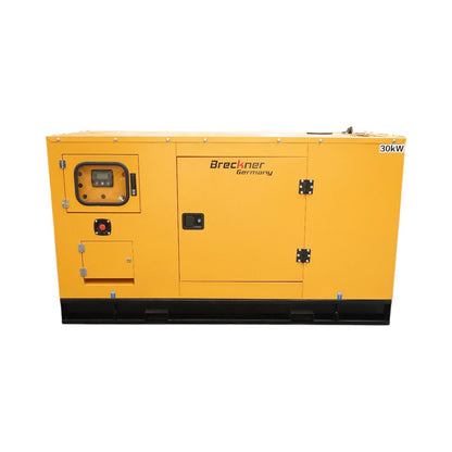 Háromfázisú hangszigetelt elektromos generátor 27.5KVA, 230/400V, Ricardo 30kW ZH4100D dízelmotor Breckner Germany