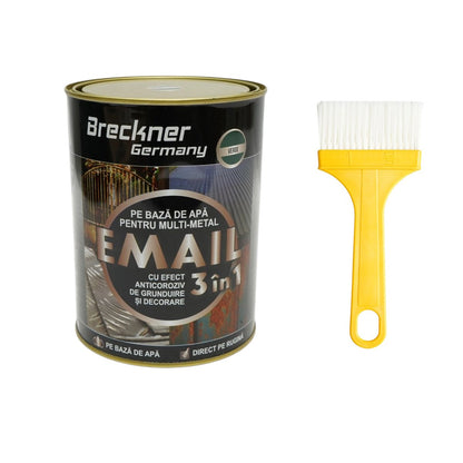 Breckner Germany 3 az 1-ben zöld John Deere rozsdagátló email festék fémhez 2kg, közvetlenül a rozsdára, vízalapú