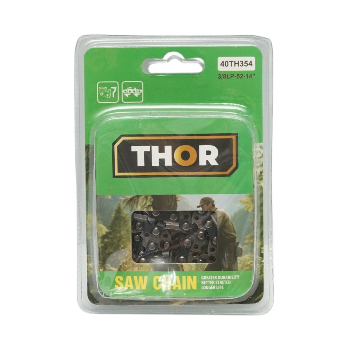 Láncfűrész lánc 3/8 LP, 26 fog, 1,3 mm, 52 láncszem, hossz 35 cm THOR