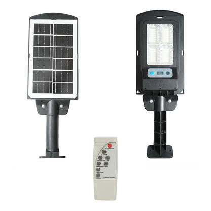 Napelemes LED utcai utcai lámpa 6500K 3W-os napelemmel, 18000mAh akkumulátorral, IP67 oszlopra szerelhető Breckner Germany