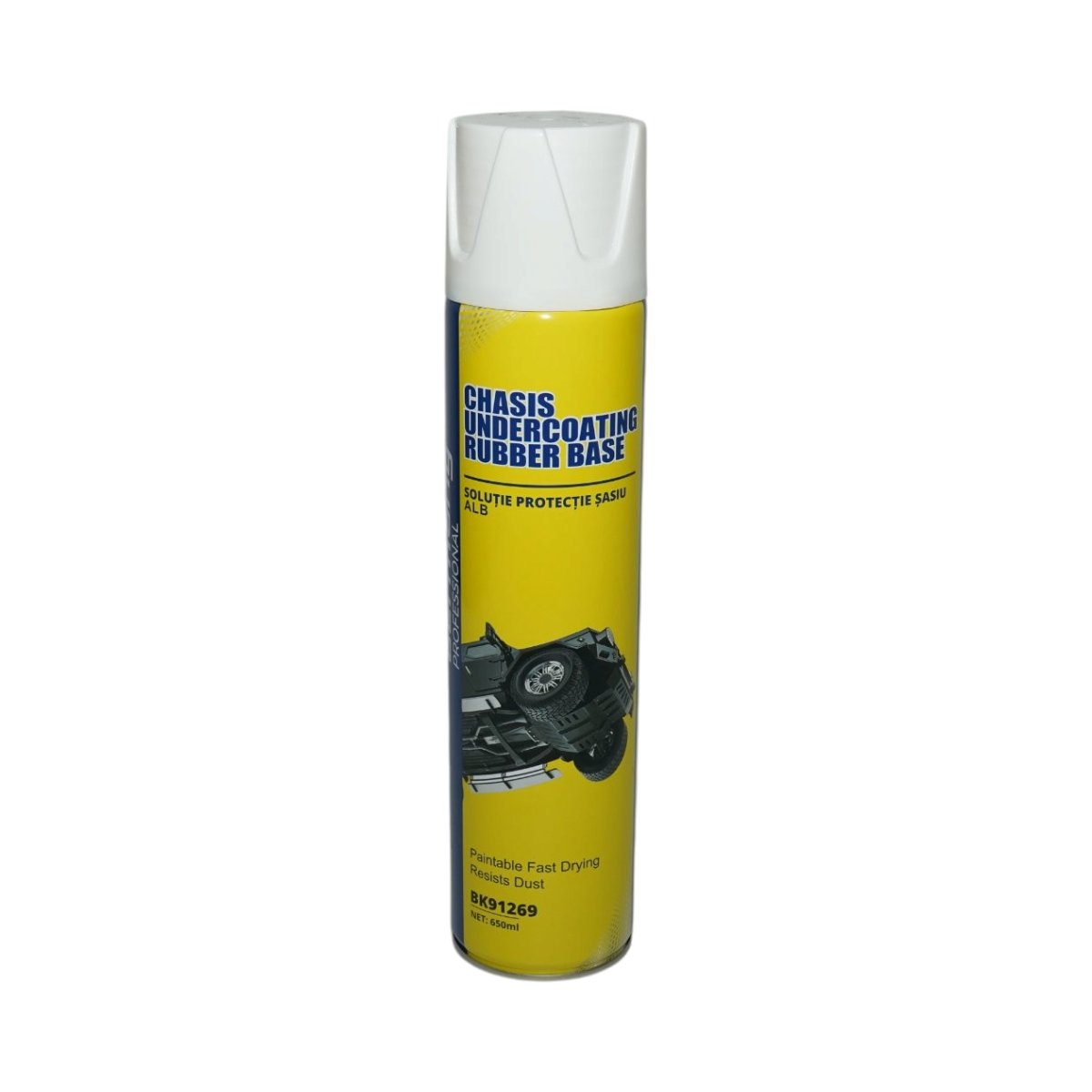 Antikorróziós alvázvédő spray gumírozott fehér 650ml Breckner Germany
