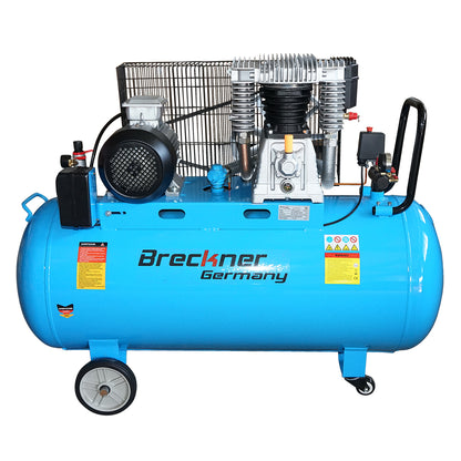 Légkompresszor 380V, 270L, teljesítmény 4kW/5.5CP maximális nyomás 8 Bar, áramlás 600L/min Breckner Germany