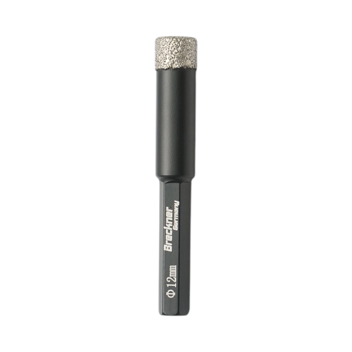 Gyémánt fúrófej 12x80mm, 1/4 hatszögletű befogás kerámialap, márvány, gránit Breckner Germany
