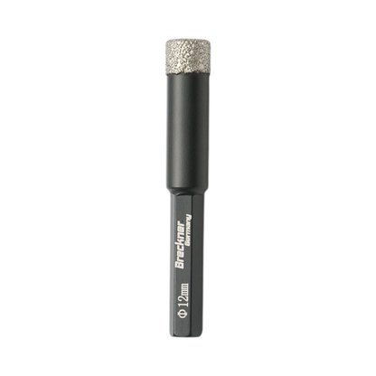 Gyémánt fúrófej 12x80mm, 1/4 hatszögletű befogás kerámialap, márvány, gránit Breckner Germany