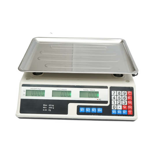 Elektronikus mérleg LCD kijelzővel, 40 kg kapacitással, 4V-os akkumulátorral Breckner Germany