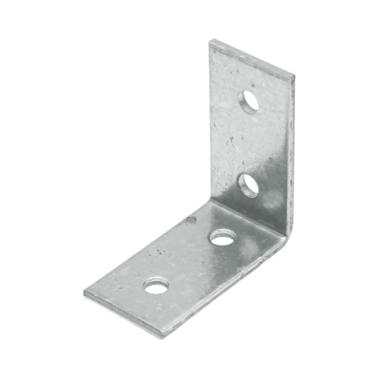 Összekötő bilincs 40x40x20mm, vastagság 2mm, horganyzott acél