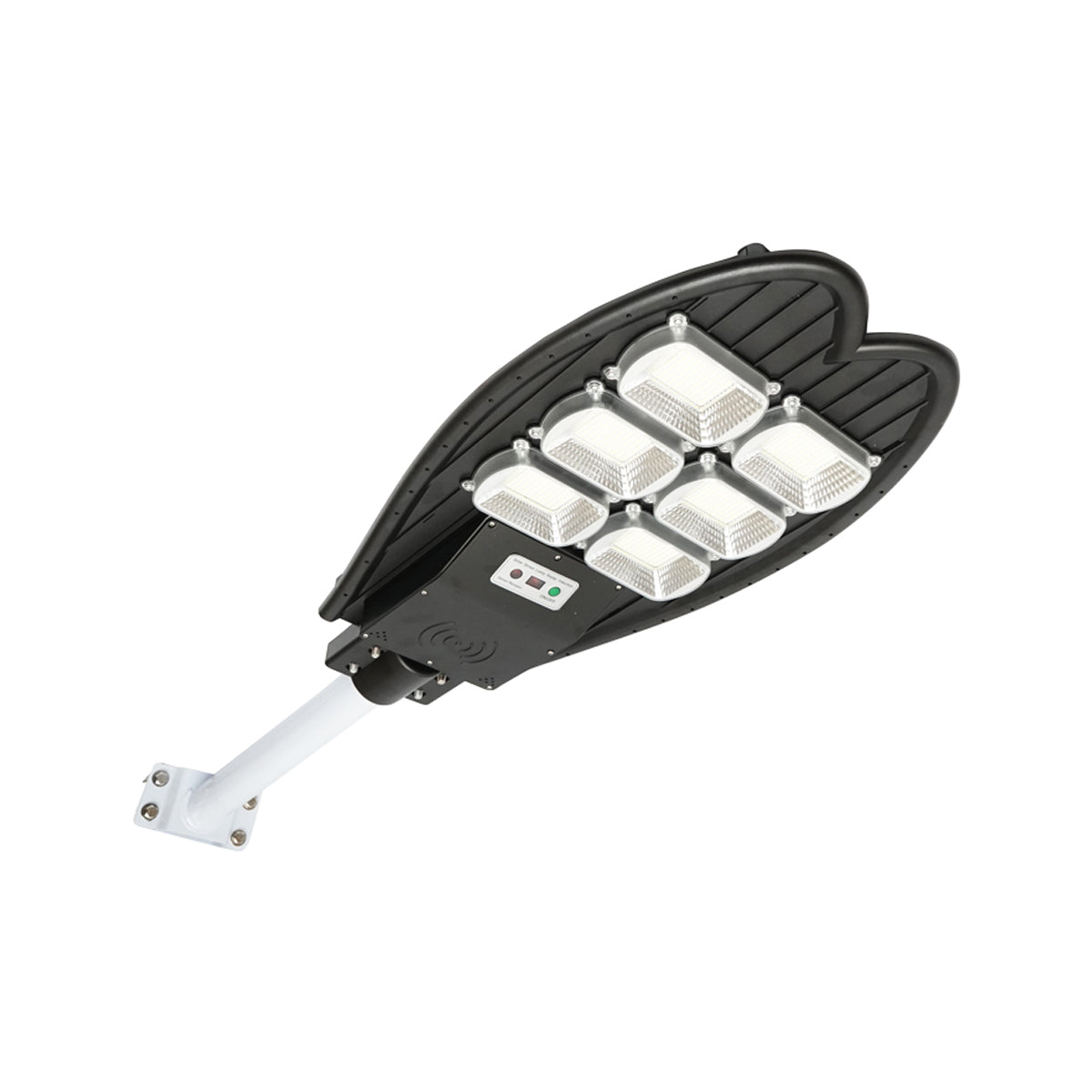 Napelemes LED lámpa 300W 15W-os napelemmel, LiFePO4 akkumulátor 3.2V/18Ah, 6000-8000K, mozgásérzékelő, távirányító IP65 Breckner Germany