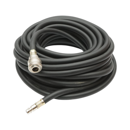 Kompresszor levegőcső 12m gumírozott 6x12mm és univerzális gyorscsatlakozók