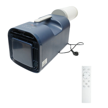 Hordozható klímaberendezés 4100 BTU, 420W, 220V páramentesítő funkcióval, szellőztetés, távirányító, alvási mód, telepítési készlet mellékelve Breckner Germany