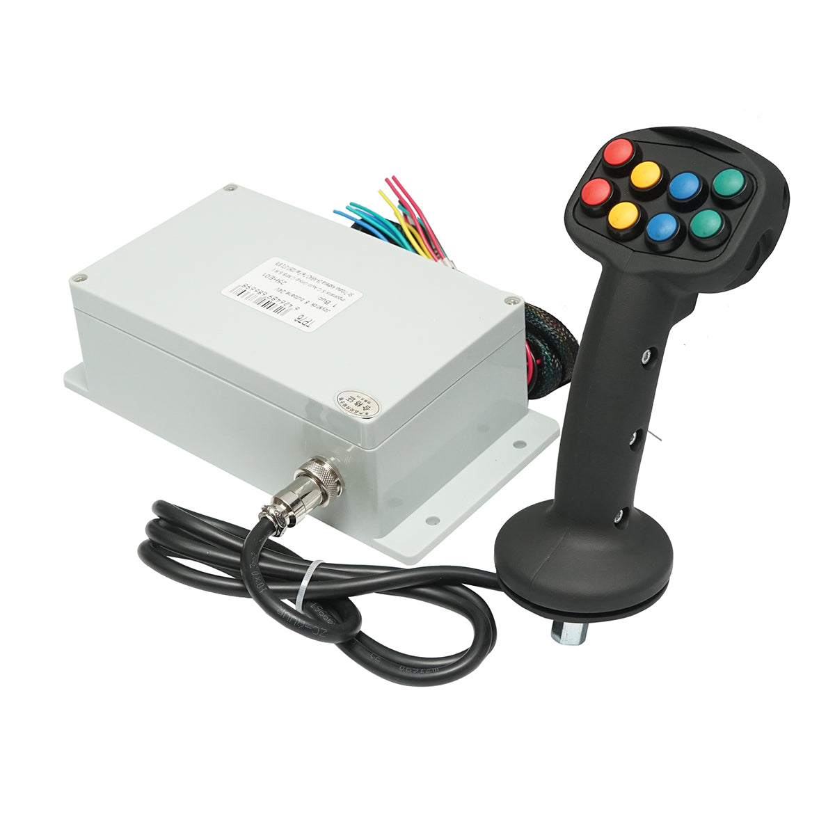 8-gombos elektromos joystick 24V-os vezérlési móddal