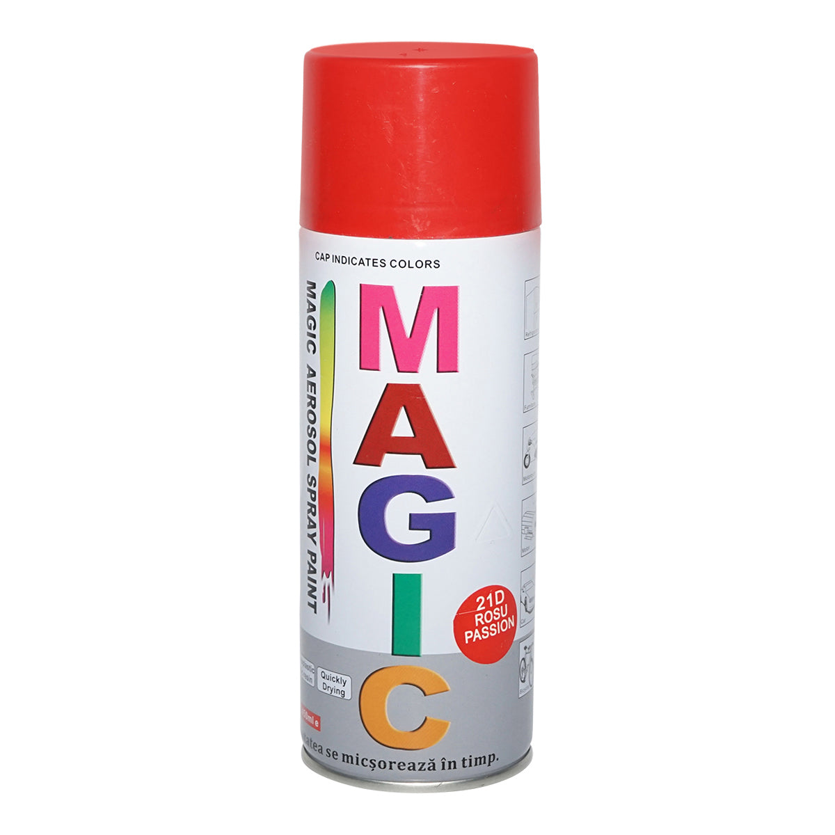 Magic red passion red 21D 450 ml festékszóró sprayfesték