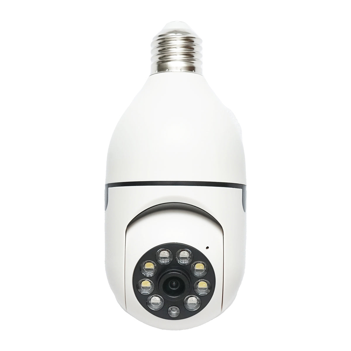 Intelligens izzó PTZ megfigyelő kamera, WIFI 2.4G 1080P, E27 izzó mozgásérzékelővel és iCSee alkalmazással Breckner Germany