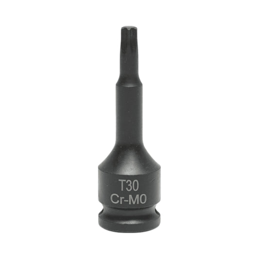 T30 torx ütőcsavarkulcs, 60 mm, 3/8 négyzetes Cr-Mo