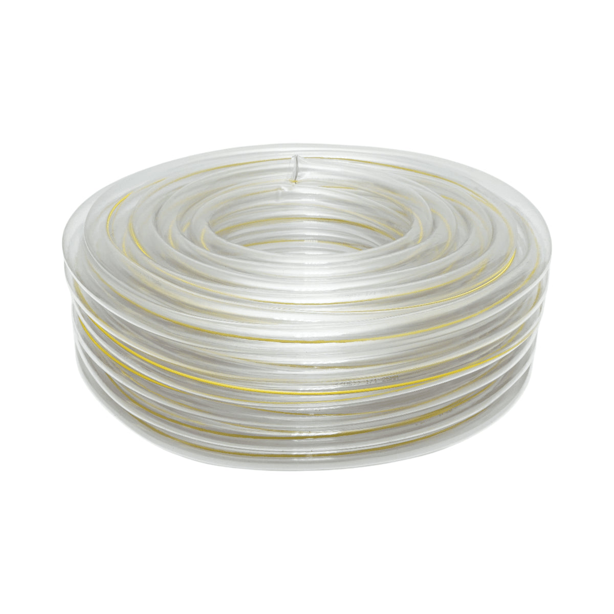 Átlátszó PVC kerti tömlő, slag, 1 inch (25mm), PN1 bar 50m/tekercs