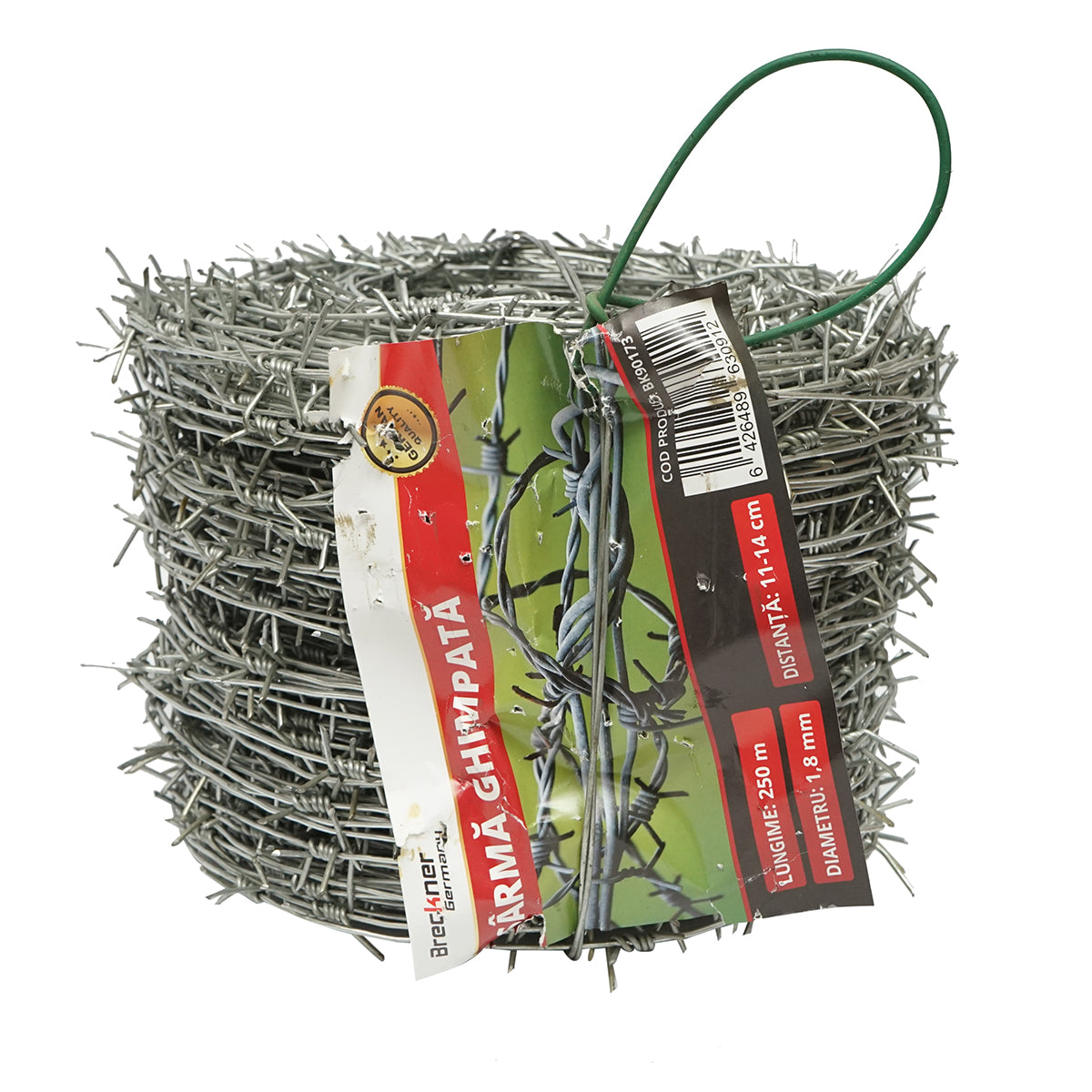 Szögesdrót tekercs horganyzott 250m, szögtávolság 11-14cm, kerítéshez