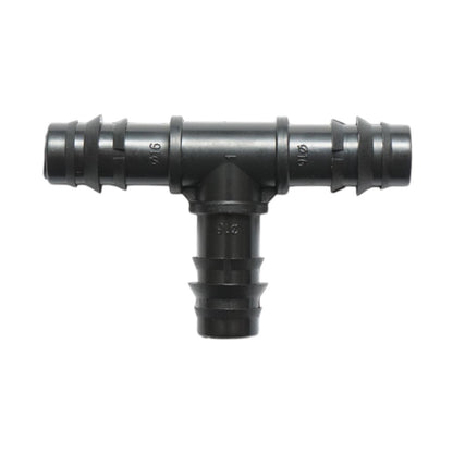 Egyenlő csatlakozó csonk 16x16x16mm csepegtetőcsőhöz öntözőrendszerekhez