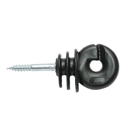 Gyűrűs szigetelő Easy Drill fekete Easy Drill fekete fi 5.9mm 90x40 mm elektromos kerítés Breckner Germany