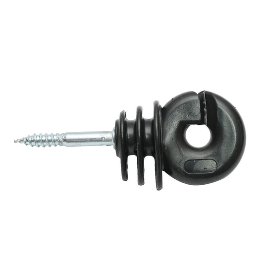 Gyűrűs szigetelő Easy Drill fekete Easy Drill fekete fi 5.9mm 90x40 mm elektromos kerítés Breckner Germany