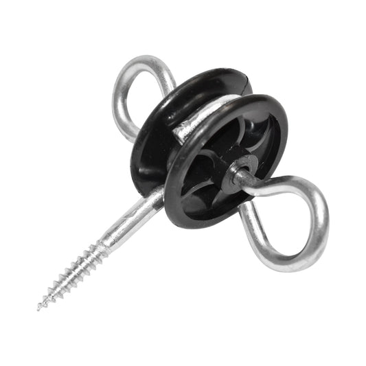 Szigetelő dupla horgonnyal 5.8mm 85x87mm elektromos kerítés Breckner Germany