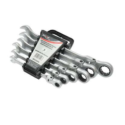 6 darabos CrV 8-19 mm-es kombinált racsnis kulcskészlet Breckner Germany