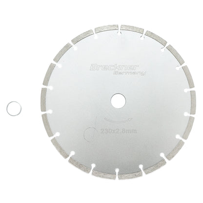 Gyémánt szegmentált száraz vágókorong 230x2.8mm betonhoz és kerámiához Breckner Germany