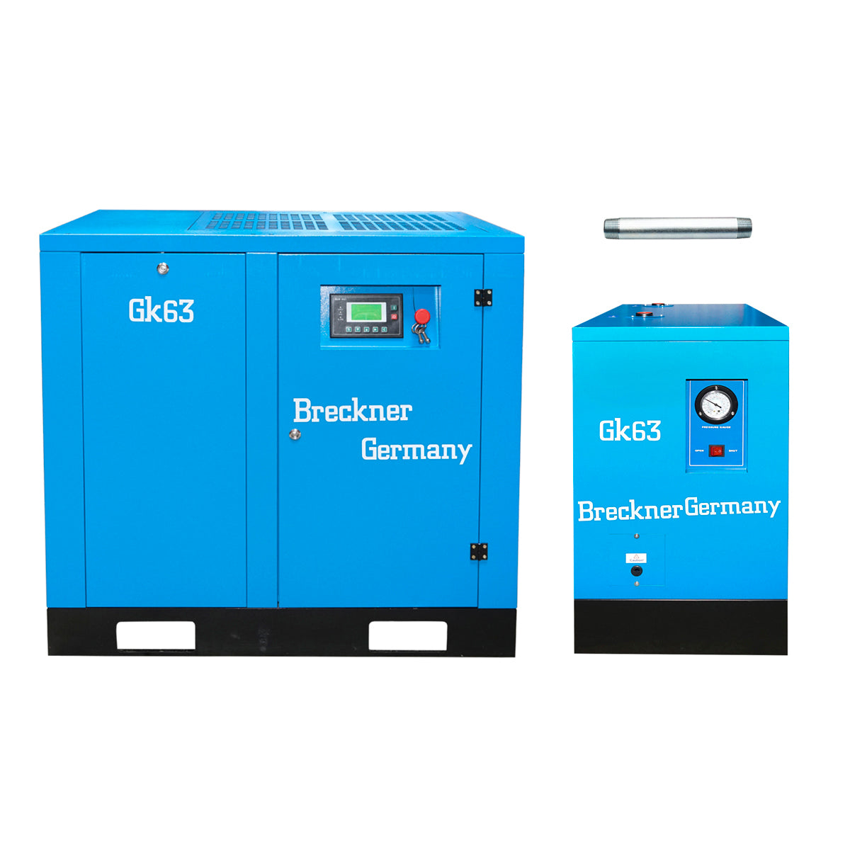 Csavarkompresszor 11KW/ 15CP, 1,5mc/min szárítóval Breckner Germany