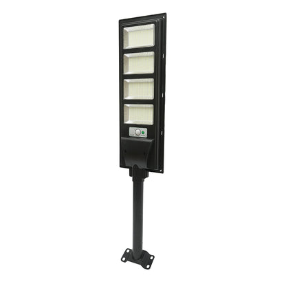 Napelemes LED utcai utcai lámpa 200W 6500K 12W-os napelemmel, 12000mAh akkumulátorral, távirányítóval, IP65 oszlopra szerelhető Breckner Germany
