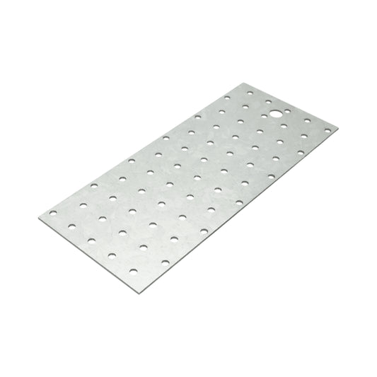 Perforált lemez 100x240mm, vastagság 2mm, horganyzott acél