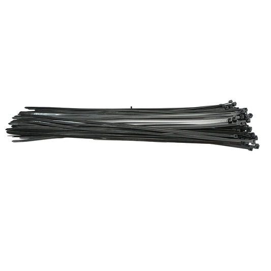 Fekete műanyag gyorskötöző, kötegelő 8.8x760mm 100 db/készlet Breckner Germany