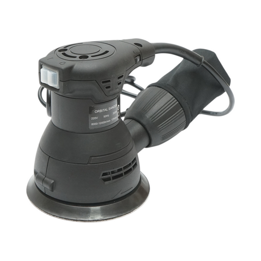 Professzionális excentrikus orbitális csiszoló 125mm, 350W, 220V, porgyűjtő zsák, 6 fokozatú sebesség 8000-12000rpm