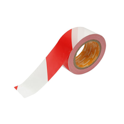Elhatárolási és jelzőszalag 50mm x 200m piros-fehér PE HighPower