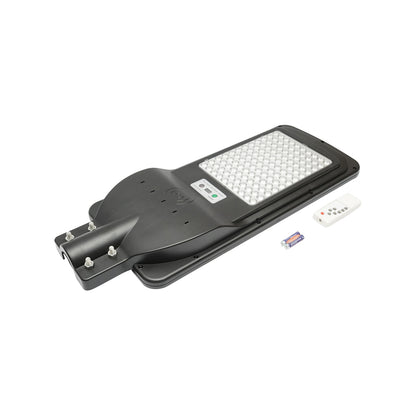 Napelemes LED-es közvilágítási lámpa 150W, IP65, 6500K, napelemmel, mozgásérzékelővel, távirányítóval, oszlopra szerelhető Breckner Germany