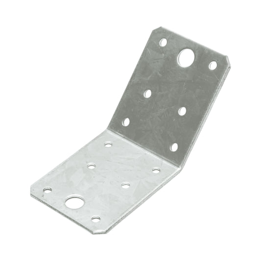 Összekötőelem 135°-os akadály ellen 70x70x55mm, vastagság 2,5mm, horganyzott acélból