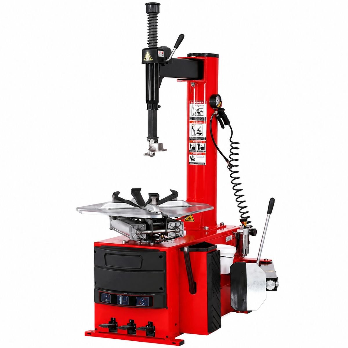 Autógumi szerelő gép 24 inch, 220V, 0.75kW, maximum kerékátmérő 1040mm, nyomás 8-10 bar