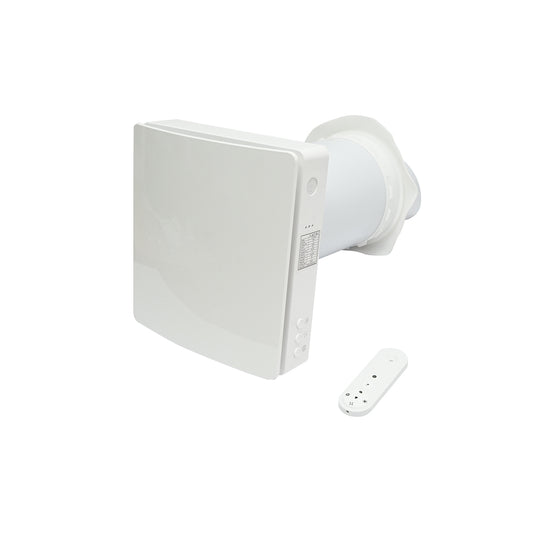 Hővisszanyerő ventilátor 1 helyiséghez, falra szerelhető 50m3/h, 7.8W, Wi-Fi 220V AV-TTWWW5-W