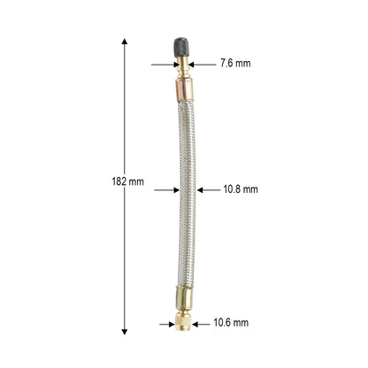 Flexibilis kerékcsap hosszabbító 180mm fém burkolattal