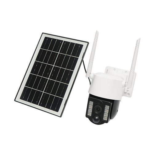 3MP, 4G forgó, 5W-os napelemmel, PTZ, 1080P, mozgásérzékelő, éjjellátó, V380 Pro alkalmazással ellátott 3MP-es megfigyelő kamera