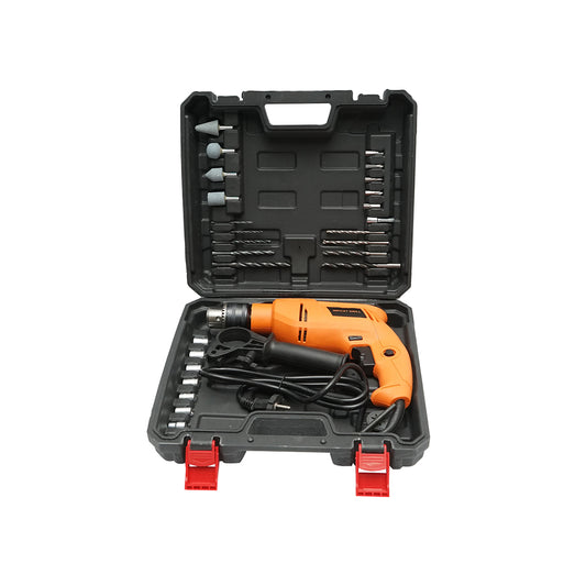 Fúrógép 600W, 220V, tokmány és tartozékok