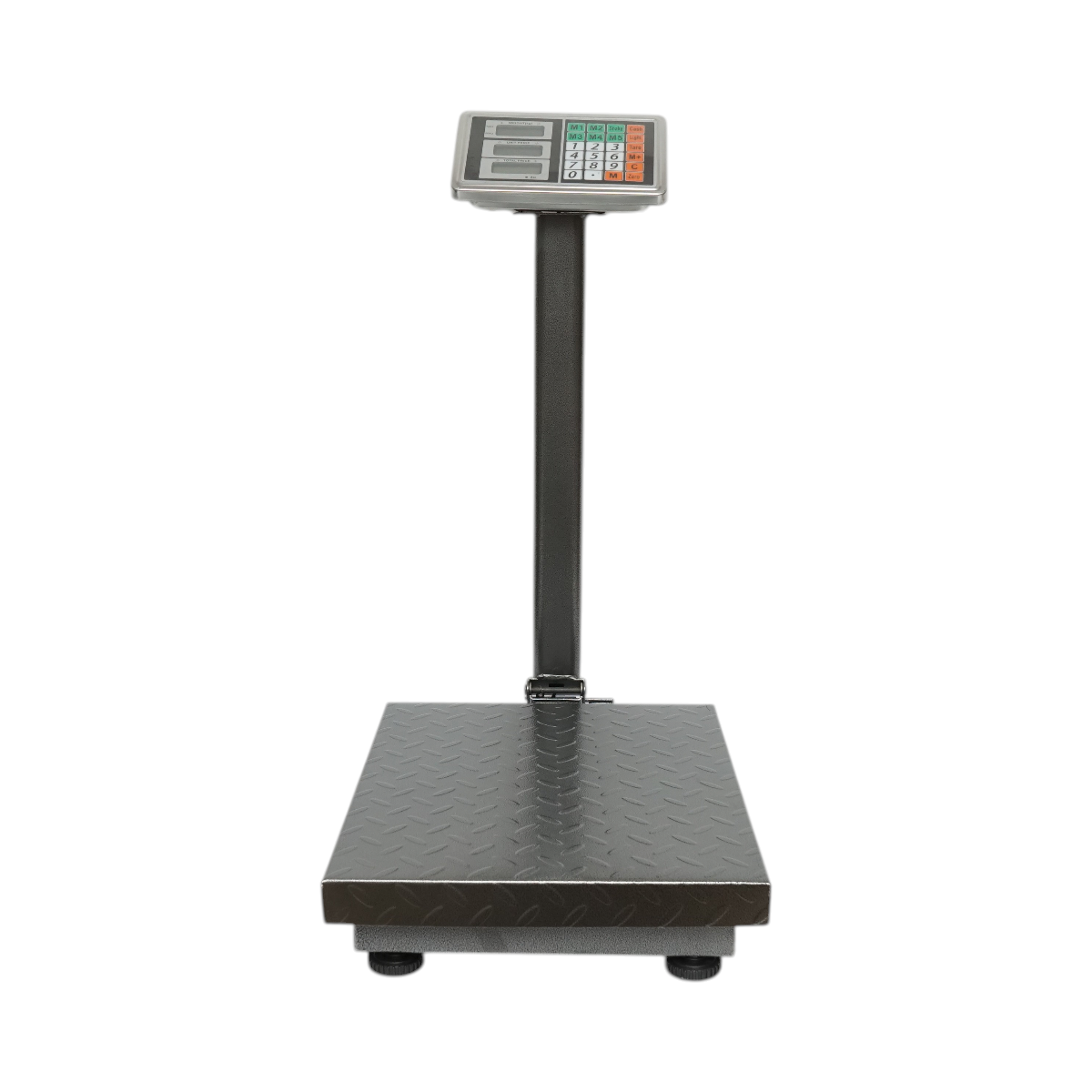 Elektronikus padlómérleg 350kg platformtípus 500x400mm összecsukható karral, LCD kijelző Breckner Germany