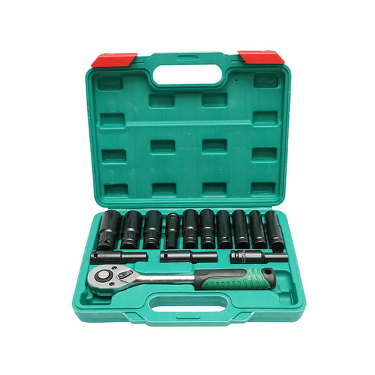 Breckner Germany 14 részes hosszú ütvecsavaros dugókulcs-készlet